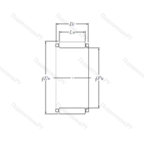 Подшипник игольчатый радиальный KBK 10?14?12.5X 1