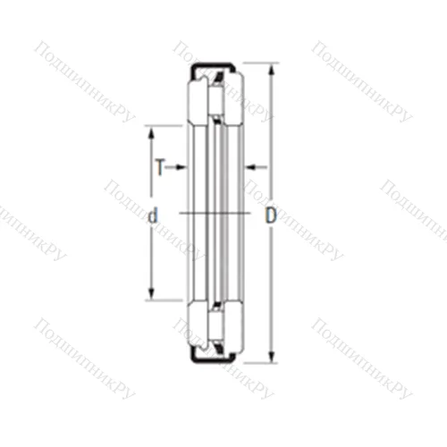 Подшипник игольчатый упорный