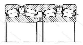 Модификация подшипника 6-77968ХМ размер 343,052x457,098x254