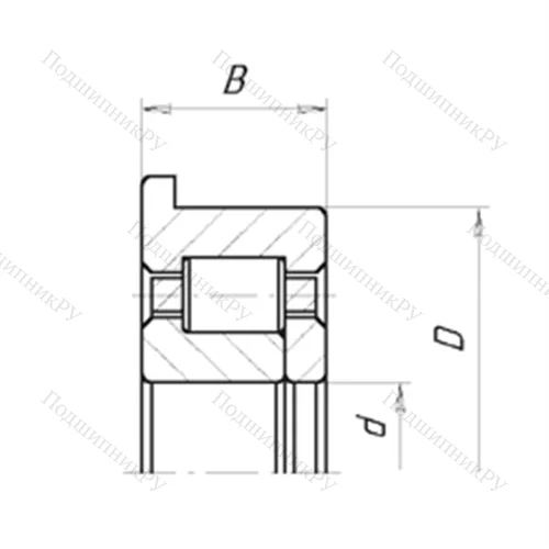 Подшипник роликовый радиальный 540106