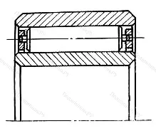 Модификация подшипника 3004752М размер 260x440x144