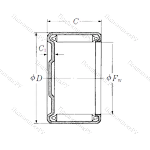 Подшипник игольчатый радиальный MH-781 от производителя  NSK