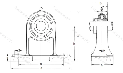 Подшипниковый узел UCPH 206 в Новороссийске