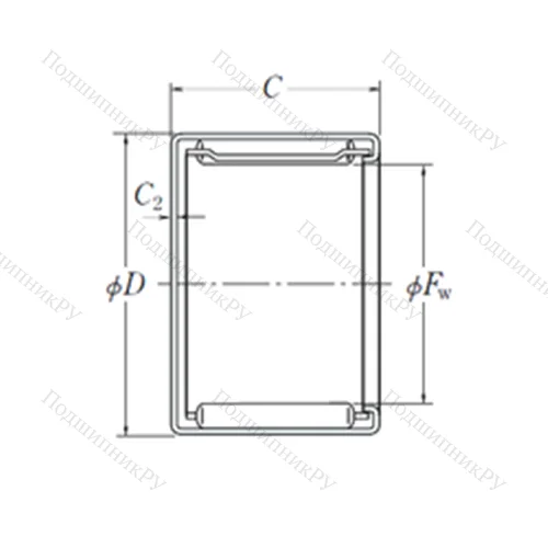 Подшипник игольчатый радиальный MFJ-2016