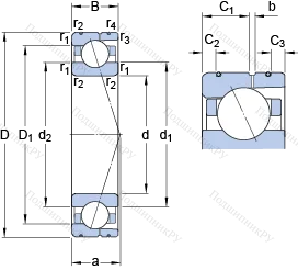 Подшипник 7028 ACD/HCP 4AL в Новороссийске