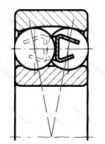 Модификация подшипника 6-1318 размер 90x190x43