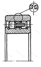 Подшипник N 316/Q 5 размер 80x170x39 от производителя  SKF