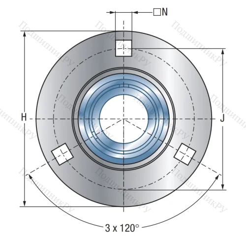 Подшипниковый корпус PF 209 в Новороссийске