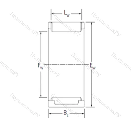 Подшипник игольчатый радиальный BEU 415024ASB 1-10