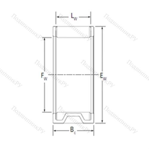 Подшипник игольчатый радиальный VE 273621AB 1