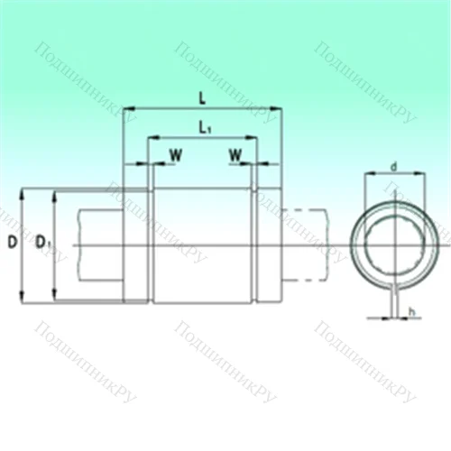 Подшипник шариковый линейный KBS 3068