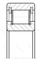 Модификация подшипника 102307М размер 35x80x21 МПЗ