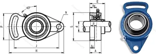 Подшипниковый узел UCFA 207 в Новороссийске