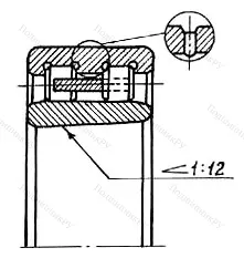 Подшипник  4162934 (NNU 4934K) размер 170x230x60