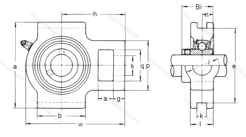 Подшипниковый узел UCT 217 в Новороссийске