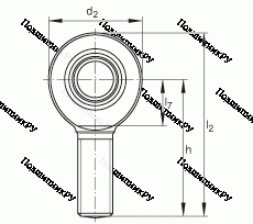 Подшипник GAR 8-DO