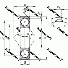 Подшипник QJ 220-N 2-MPA