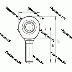 Подшипник GAR 30-UK